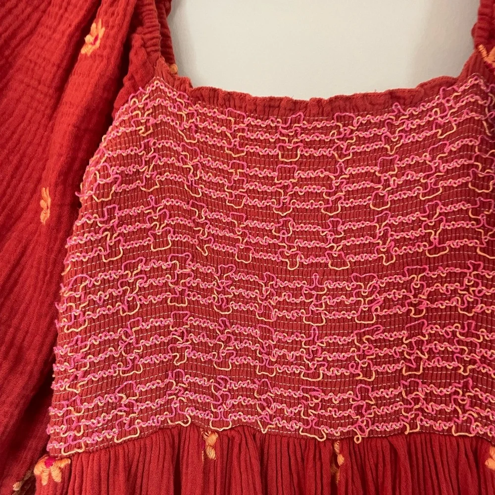 Rust boho dress - Picture 4 of 5
